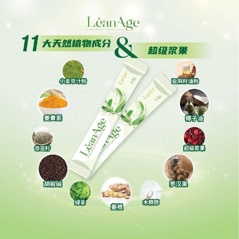 LéanAge natural plant ingredients